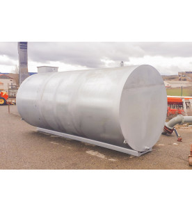 Cuba de chapa galvanizada